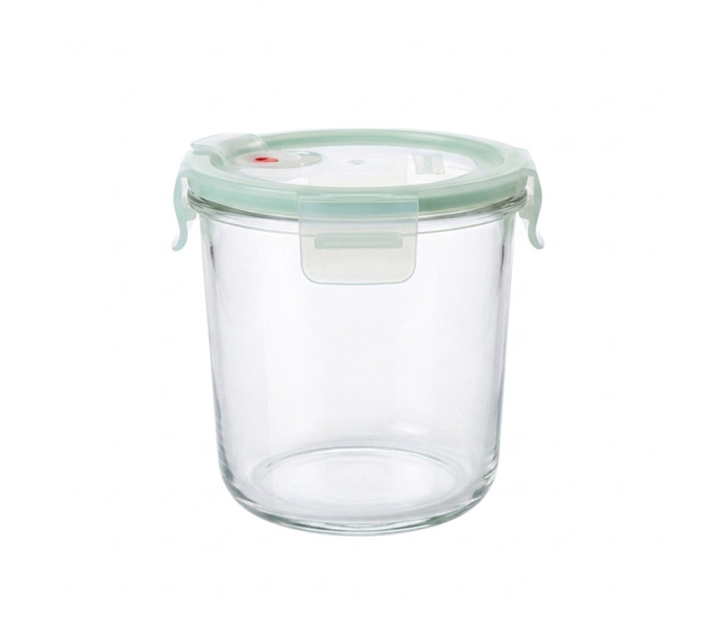 GLASSLOCK Sklenená dóza okrúhla s ventilom 11,5x11,4 cm 0,72 L