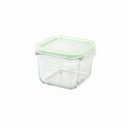 GLASSLOCK Sklenená dóza štvorcová 8,2x8,2x5,7 cm 0,21 L GLASSLOCK Sklenená dóza štvorcová 8,2x8,2x5,7 cm 0,21 L