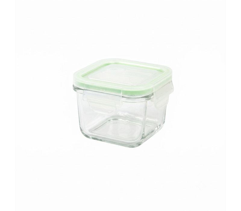 GLASSLOCK Sklenená dóza štvorcová 8,2x8,2x5,7 cm 0,21 L GLASSLOCK Sklenená dóza štvorcová 8,2x8,2x5,7 cm 0,21 L
