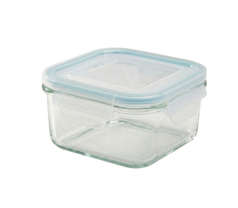 GLASSLOCK Sklenená dóza štvorcová 16x16x6,9 cm 1,2 L GLASSLOCK Sklenená dóza štvorcová 16x16x6,9 cm 1,2 L