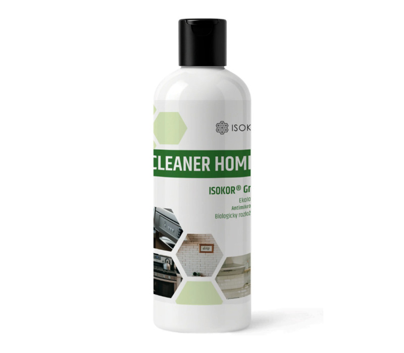Isokor Cleaner Home – Prírodný univerzálny čistič a odmasťovač 0,25 L (koncentrát)