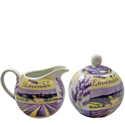 Cukornička keramická s mliečnikom LEVANDULA 0,25 L Cukornička keramická s mliečnikom LEVANDULA 0,25 L