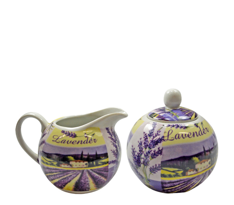 Cukornička keramická s mliečnikom LEVANDULA 0,25 L Cukornička keramická s mliečnikom LEVANDULA 0,25 L