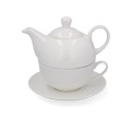 Čajník keramický so šálkou a podšálkou 15x15 cm 0,29+0,39 L Čajník keramický so šálkou a podšálkou 15x15 cm 0,29+0,39 L
