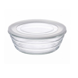 GLASSLOCK Sklenená dóza okrúhla 11,5x4,4 cm 0,3 L GLASSLOCK Sklenená dóza okrúhla 11,5x4,4 cm 0,3 L