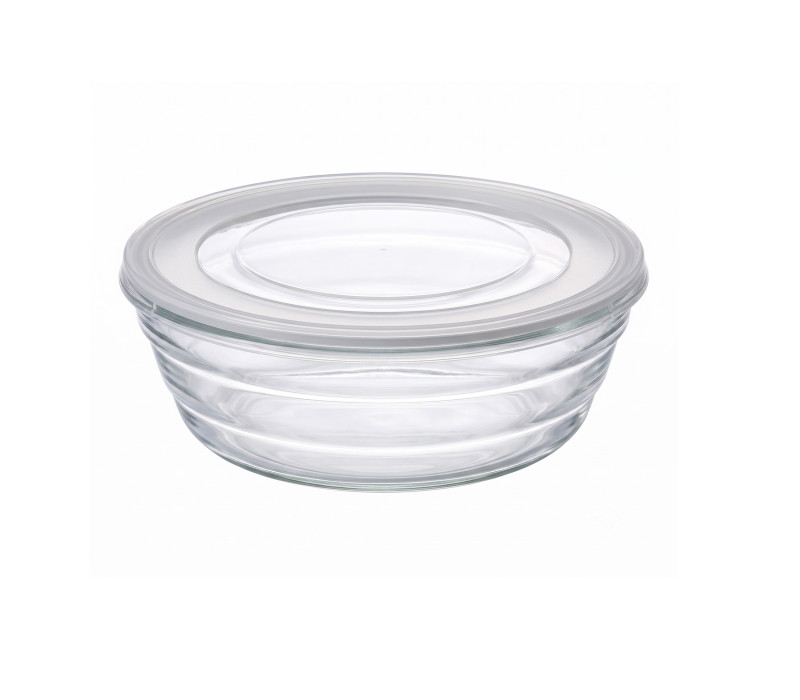 GLASSLOCK Sklenená dóza okrúhla 11,5x4,4 cm 0,3 L GLASSLOCK Sklenená dóza okrúhla 11,5x4,4 cm 0,3 L