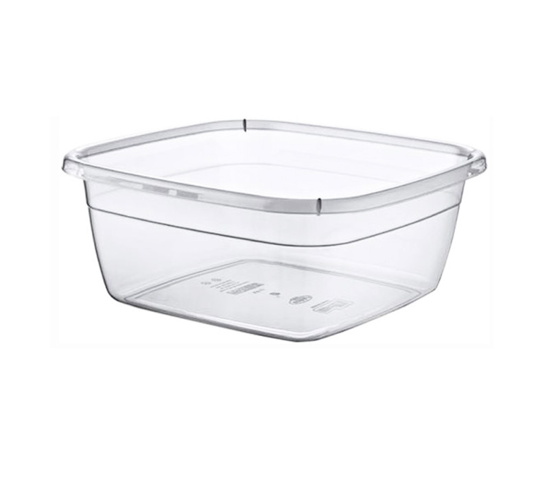 HOBBY LIFE Plastová miska transparentná štvorcová 20x8x20 cm 2,3 L HOBBY LIFE Plastová miska transparentná štvorcová 20x8x20 cm 2,3 L