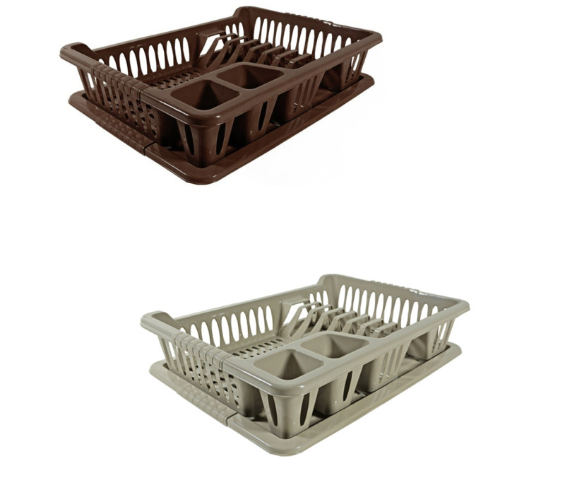 HOBBY LIFE Plastový odkvapkávač riadu 24x40x8,5 cm HOBBY LIFE Plastový odkvapkávač riadu 24x40x8,5 cm