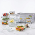 GLASSLOCK Sada sklenených dóz (10ks) 1x400ml 1x900ml 2x450ml 2x950ml 2x1710ml 1x400ml 1x900ml GLASSLOCK Sada sklenených dóz (10ks) 1x400ml 1x900ml 2x450ml 2x950ml 2x1710ml 1x400ml 1x900ml