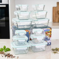 GLASSLOCK Sada sklenených dóz (12ks) 2x1710ml 2x950ml 2x450ml 2x900ml 2x400ml 2x145ml GLASSLOCK Sada sklenených dóz (12ks) 2x1710ml 2x950ml 2x450ml 2x900ml 2x400ml 2x145ml