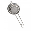 Sitko nerezové okrúhle s rúčkou 3 ks 20,14,8 cm Sitko nerezové okrúhle s rúčkou 3 ks 20,14,8 cm