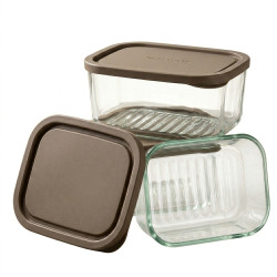 GLASSLOCK Sklenená dóza MODULAR 16x11x7 cm 0,75 L GLASSLOCK Sklenená dóza MODULAR 16x11x7 cm 0,75 L