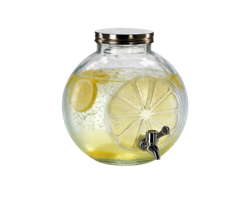 Nádoba sklenená s ventilom CITRON 24x22x18 cm 5 L Nádoba sklenená s ventilom CITRON 24x22x18 cm 5 L