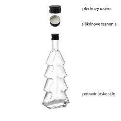 Fľaša sklenená STROMČEK zatáčací uzáver 30x10,54,8 cm 0,5 L Fľaša sklenená STROMČEK zatáčací uzáver 30x10,54,8 cm 0,5 L