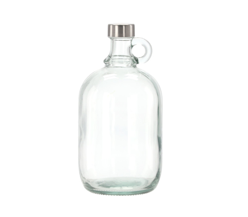 Fľaša sklenená GALÓN s uškom na sirupy, mušt a likéry 27x13,5 cm 2 L Fľaša sklenená GALÓN s uškom na sirupy, mušt a likéry 27x13,5 cm 2 L
