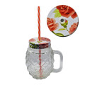 Sklenený pohár ANANAS so slamkou 13x7 cm 0,5 L Sklenený pohár ANANAS so slamkou 13x7 cm 0,5 L