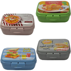 LUX PLASTIC Plastová dóza obdĺžníková svačinová 13x13x6 cm 1 L LUX PLASTIC Plastová dóza obdĺžníková svačinová 13x13x6 cm 1 L