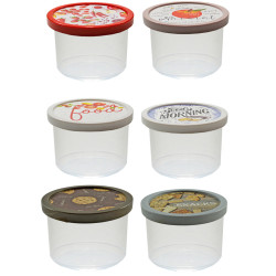 HOBBY LIFE Plastová dóza okrúhla stohovacia závit 7,3x8,7 cm 0,3 L HOBBY LIFE Plastová dóza okrúhla stohovacia závit 7,3x8,7 cm 0,3 L
