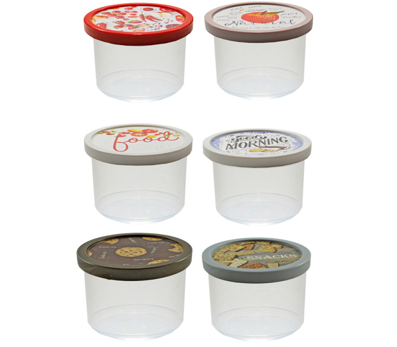 HOBBY LIFE Plastová dóza okrúhla stohovacia závit 7,3x8,7 cm 0,3 L HOBBY LIFE Plastová dóza okrúhla stohovacia závit 7,3x8,7 cm 0,3 L