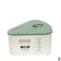 Plastová dóza na závit trouholníková s odmerkou 11x7 cm 0,5 L Plastová dóza na závit trouholníková s odmerkou 11x7 cm 0,5 L