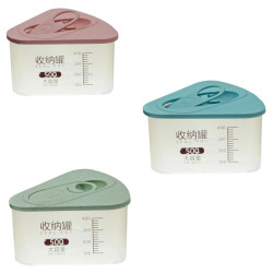 Plastová dóza na závit trouholníková s odmerkou 11x7 cm 0,5 L Plastová dóza na závit trouholníková s odmerkou 11x7 cm 0,5 L
