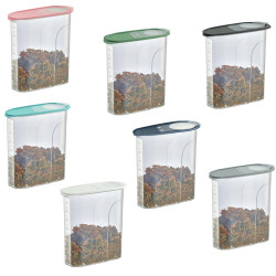 HOBBY LIFE Plastová dóza na sypké potraviny stohovacia s odmerkou 24,5x10,5x26 cm 4 L HOBBY LIFE Plastová dóza na sypké potraviny stohovacia s odmerkou 24,5x10,5x26 cm 4 L
