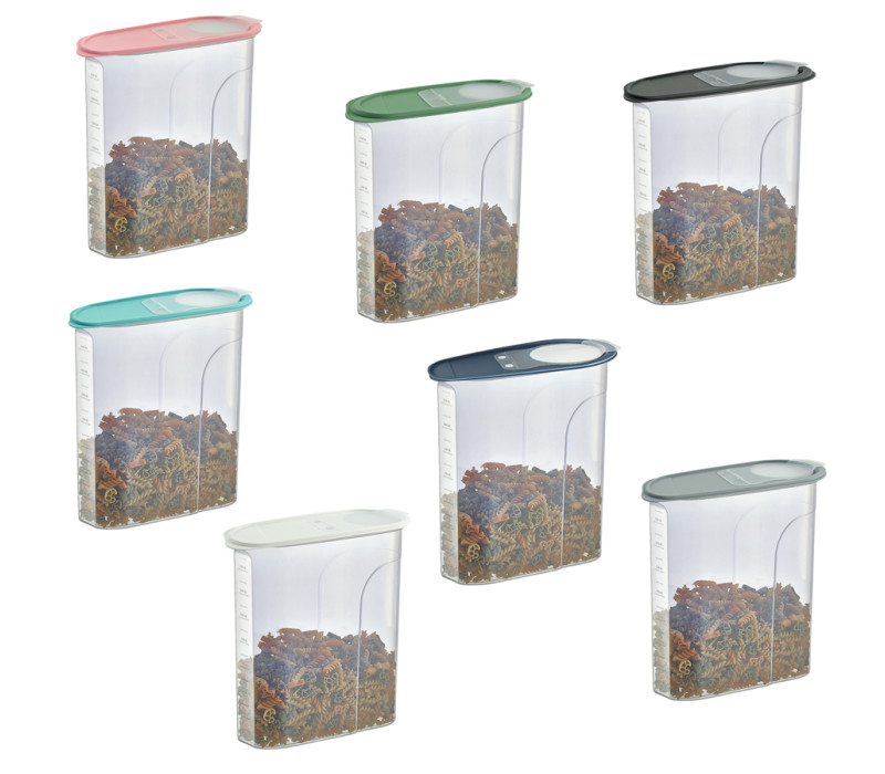HOBBY LIFE Plastová dóza na sypké potraviny stohovacia s odmerkou 24,5x10,5x26 cm 4 L HOBBY LIFE Plastová dóza na sypké potraviny stohovacia s odmerkou 24,5x10,5x26 cm 4 L