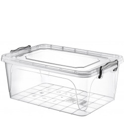 HOBBY LIFE Plastová dóza klipové uzatváranie obdĺžníková 42x28x17 cm 13 L HOBBY LIFE Plastová dóza klipové uzatváranie obdĺžníková 42x28x17 cm 13 L
