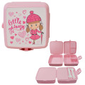 HOBBY LIFE Plastová dóza detská štvorcová delená príbor 14x14x9 cm 1,4 L HOBBY LIFE Plastová dóza detská štvorcová delená príbor 14x14x9 cm 1,4 L