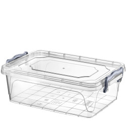 HOBBY LIFE Plastová dóza klipové uzatváranie obdĺžníková 43x28x15 cm 10 L HOBBY LIFE Plastová dóza klipové uzatváranie obdĺžníková 43x28x15 cm 10 L