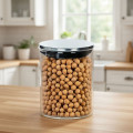 Sklenená dóza okrúhla silikónové tesnenie 12,5x8,5 cm 0,6 L Sklenená dóza okrúhla silikónové tesnenie 12,5x8,5 cm 0,6 L