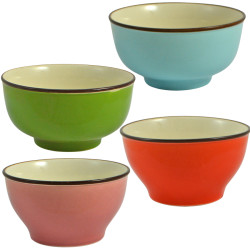 Miska keramická okrúhla farebná 12x6 cm 350ml Miska keramická okrúhla farebná 12x6 cm 350ml