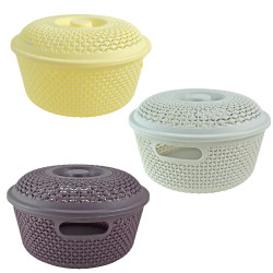 Košík plastový s vekom UFO 27x15 cm Košík plastový s vekom UFO 27x15 cm