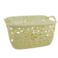 Košík plastový s vekom LÍSTOK 24x17x12 cm Košík plastový s vekom LÍSTOK 24x17x12 cm