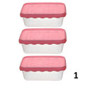 Plastová dóza obdlžníková stohovacia 3ks 17x12x6 cm 0,6 L Plastová dóza obdlžníková stohovacia 3ks 17x12x6 cm 0,6 L