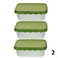 Plastová dóza obdlžníková stohovacia 3ks 17x12x6 cm 0,6 L Plastová dóza obdlžníková stohovacia 3ks 17x12x6 cm 0,6 L