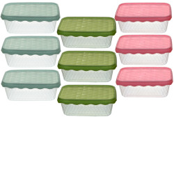 Plastová dóza obdlžníková stohovacia 3ks 17x12x6 cm 0,6 L Plastová dóza obdlžníková stohovacia 3ks 17x12x6 cm 0,6 L
