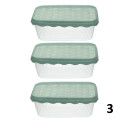Plastová dóza obdlžníková stohovacia 3ks 17x12x6 cm 0,6 L Plastová dóza obdlžníková stohovacia 3ks 17x12x6 cm 0,6 L