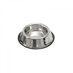 Nerezová miska pre PET zvieratá s protišmykovou gumou na spodnej časti 22 cm 450ml Nerezová miska pre PET zvieratá s protišmykovou gumou na spodnej časti 22 cm 450ml