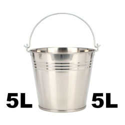 Nerezové vedro s ergonomickou rúčkou 5 L Nerezové vedro s ergonomickou rúčkou 5 L