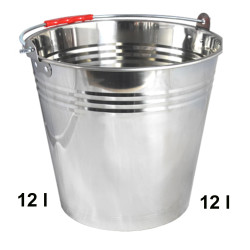 Nerezové vedro s ergonomickou rúčkou 12 L Nerezové vedro s ergonomickou rúčkou 12 L