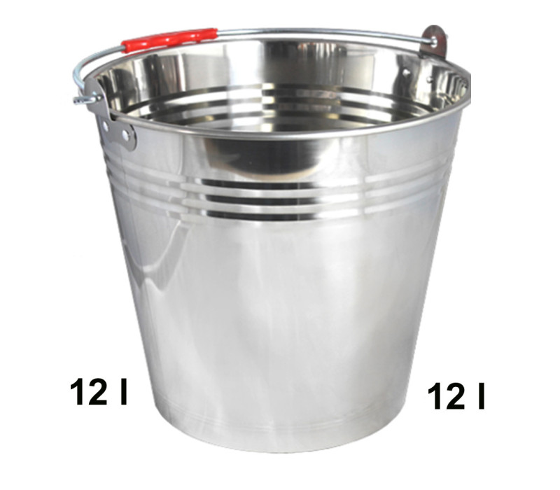 Nerezové vedro s ergonomickou rúčkou 12 L Nerezové vedro s ergonomickou rúčkou 12 L