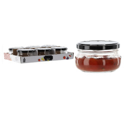 Sklenená dózička BOCHNÍČEK Ø9x5,5 cm 0,2 L Sklenená dózička BOCHNÍČEK Ø9x5,5 cm 0,2 L
