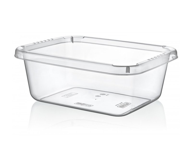 HOBBY LIFE Plastová miska transparentná obdĺžníková 30x24x13 cm 5 L