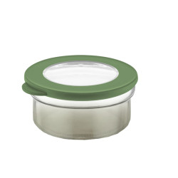Sklenená dóza okrúhla GREEN Ø12x6 cm 0,415 L Sklenená dóza okrúhla GREEN Ø12x6 cm 0,415 L