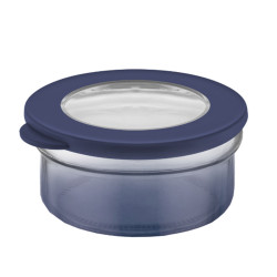 Sklenená dóza okrúhla INDIGO Ø12x6 cm 0,415 L Sklenená dóza okrúhla INDIGO Ø12x6 cm 0,415 L