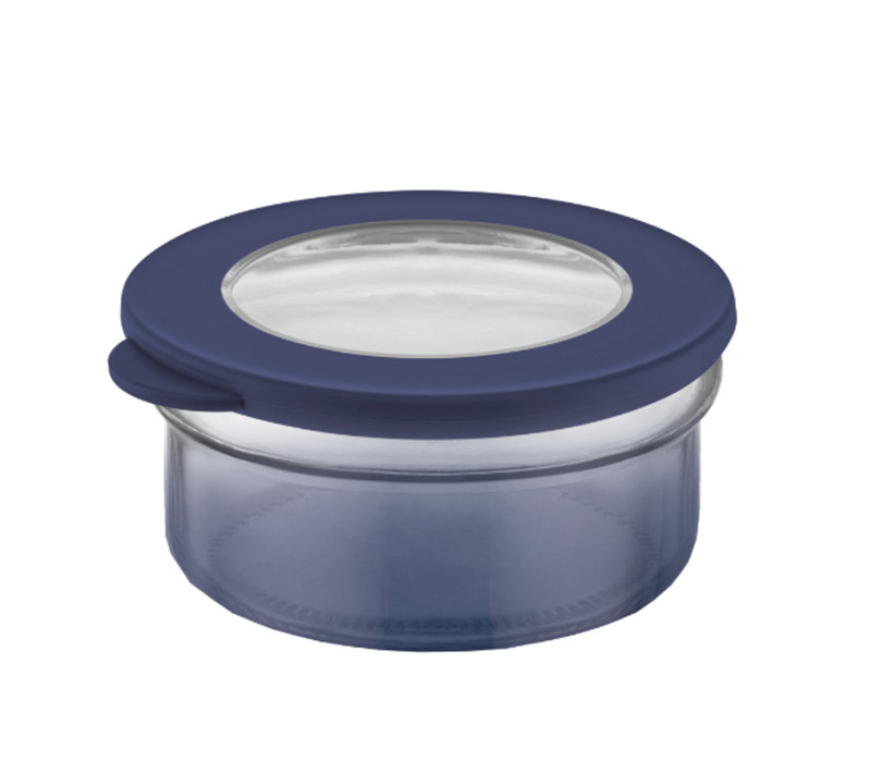 Sklenená dóza okrúhla INDIGO Ø12x6 cm 0,415 L Sklenená dóza okrúhla INDIGO Ø12x6 cm 0,415 L