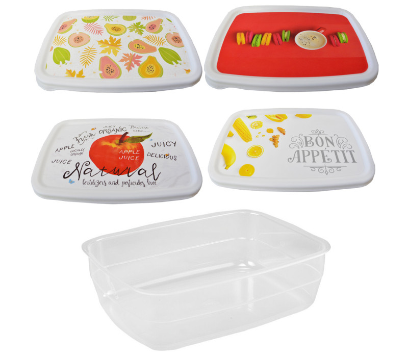 HOBBY LIFE Plastová dóza stohovacia obdĺžníková 14,3x20x6,7 cm 1,2 L HOBBY LIFE Plastová dóza stohovacia obdĺžníková 14,3x20x6,7 cm 1,2 L