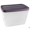 HOBBY LIFE Plastová dóza obdĺžníková stohovacia 2ks 28x19x19 cm 6 L HOBBY LIFE Plastová dóza obdĺžníková stohovacia 2ks 28x19x19 cm 6 L