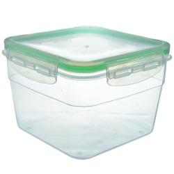 HOBBY LIFE Plastová dóza silikonové tesnenie štvorcová 14x11x15 cm 2 L HOBBY LIFE Plastová dóza silikonové tesnenie štvorcová 14x11x15 cm 2 L